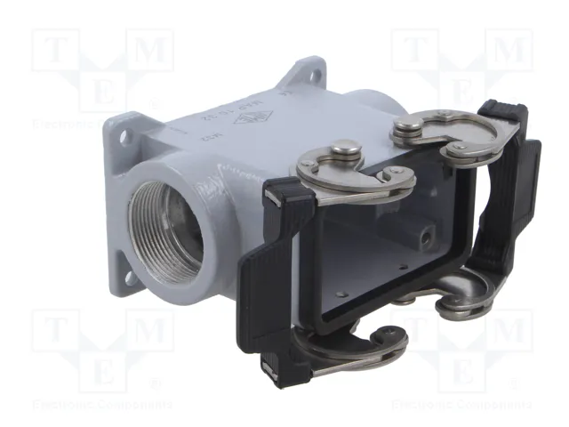 ILME Carcasa para conectores HDC tamaño 57.27 con pestillo doble ILME Carcasa para conectores HDC tamaño 57.27 con pestillo doble