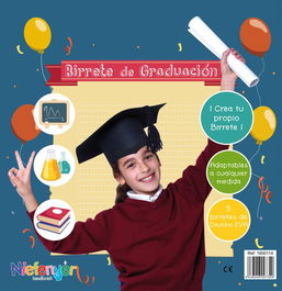 Birrete Graduacion Niefenver Pack De 5