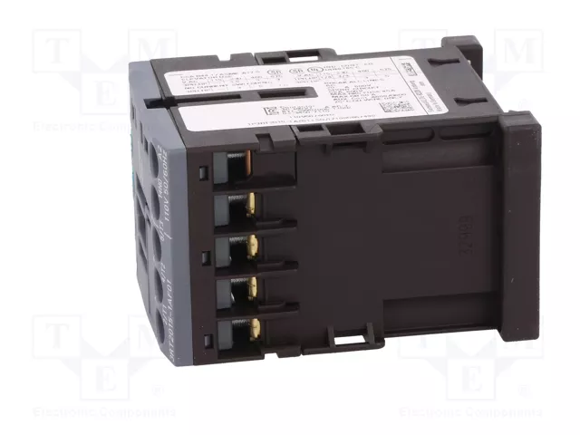 SIEMENS 3RT2015-1AF01 Contactor 3-polar 7A 110VAC