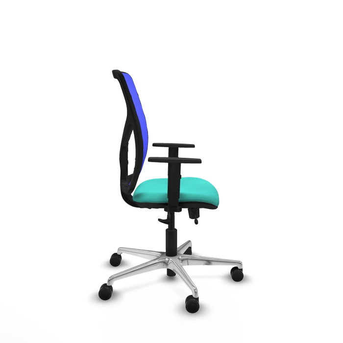 PIQUERAS Y CRESPO Silla de oficina Motilla con mecanismo Sincro/Traslack, Azul y Turquesa PIQUERAS Y CRESPO Silla de oficina Motilla con mecanismo Sincro/Traslack, Azul y Turquesa