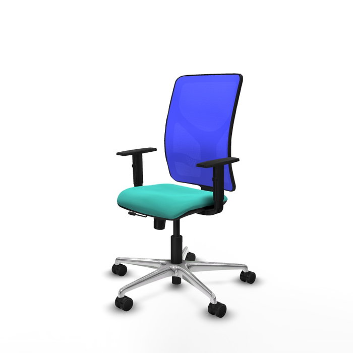 PIQUERAS Y CRESPO Silla de oficina Motilla con mecanismo Sincro/Traslack, Azul y Turquesa PIQUERAS Y CRESPO Silla de oficina Motilla con mecanismo Sincro/Traslack, Azul y Turquesa