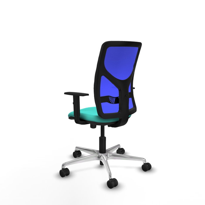 PIQUERAS Y CRESPO Silla de oficina Motilla con mecanismo Sincro/Traslack, Azul y Turquesa PIQUERAS Y CRESPO Silla de oficina Motilla con mecanismo Sincro/Traslack, Azul y Turquesa