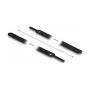 DeLOCK Bridas para cables con gancho y lazo 200 x 12 mm Negro (10 unidades)