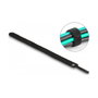 DeLOCK Bridas para cables con gancho y lazo 200 x 12 mm Negro (10 unidades)