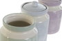 DKD Home Decor Set de 3 Botes de Dolomite 1L Surtidos