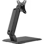 Aisens DT32TSR-373 Soporte de Sobremesa con Contrapeso para Monitor y TPV Giratorio Inclinable hasta 8kg Negro