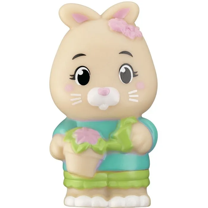 Sophie La Girafe - Conjunto de 4 Personajes Sophie la Jirafa Klorofil - Familia de Conejos - Figuritas - SOP3056567003128