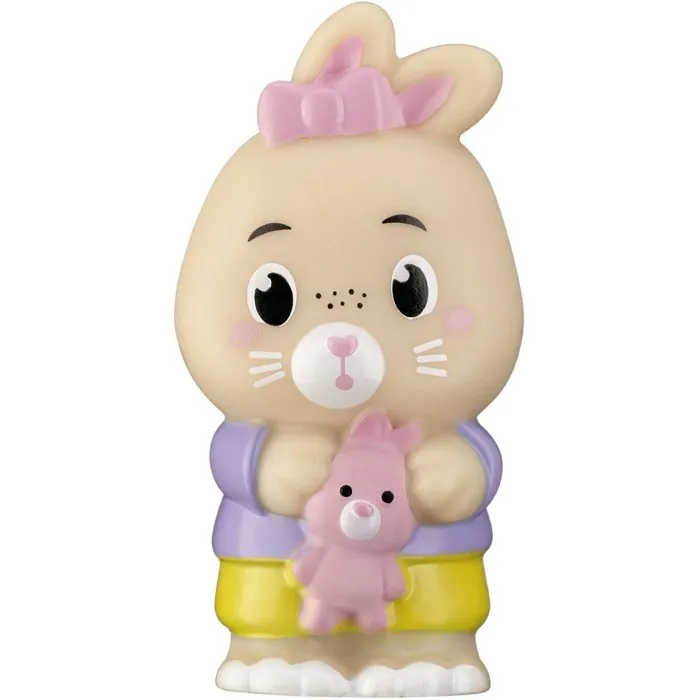 Sophie La Girafe - Conjunto de 4 Personajes Sophie la Jirafa Klorofil - Familia de Conejos - Figuritas - SOP3056567003128