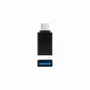 Nano Cable 10.02.0010 Adaptador USB Hembra a USB Tipo-C Macho 3.1 Negro Aluminio Carga y Datos