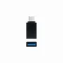 Nano Cable 10.02.0010 Adaptador USB Hembra a USB Tipo-C Macho 3.1 Negro Aluminio Carga y Datos