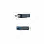 Nano Cable 10.02.0010 Adaptador USB Hembra a USB Tipo-C Macho 3.1 Negro Aluminio Carga y Datos