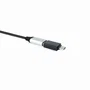 Nano Cable 10.02.0010 Adaptador USB Hembra a USB Tipo-C Macho 3.1 Negro Aluminio Carga y Datos