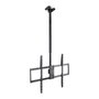 Tooq Soporte de Techo Extensible para Pantallas 50-100 Pulgadas, Negro