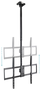 Tooq Soporte de Techo Extensible para Pantallas 50-100 Pulgadas, Negro