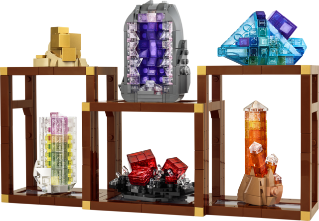 LEGO Ideas 21362 Colección de Minerales, 6 Minerales, 880 Piezas, para Adultos