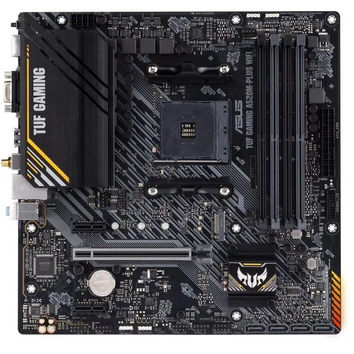 Asus TUF GAMING A520M-PLUS WiFi Placa Base Micro ATX AMD A520 Socket AM4