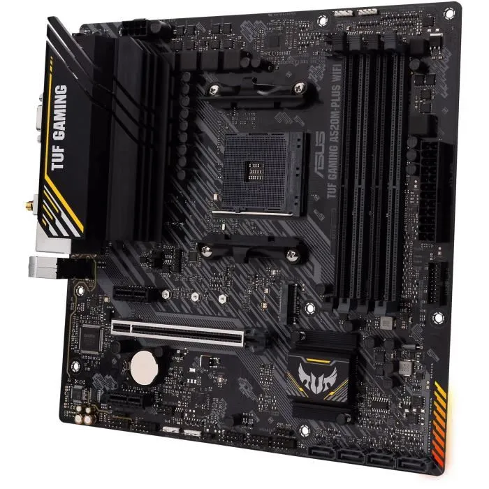 Asus TUF GAMING A520M-PLUS WiFi Placa Base Micro ATX AMD A520 Socket AM4