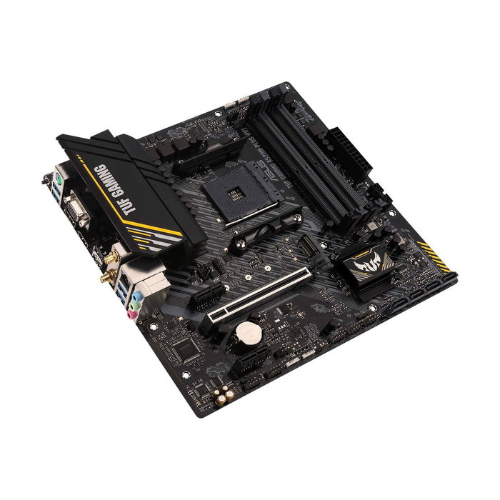 ASUS TUF GAMING A520M-PLUS WIFI AMD A520 Micro ATX AM4 ASUS TUF GAMING A520M-PLUS WIFI AMD A520 Micro ATX AM4