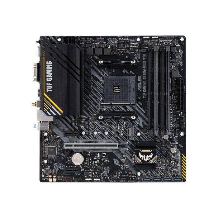 ASUS TUF GAMING A520M-PLUS WIFI AMD A520 Micro ATX AM4 ASUS TUF GAMING A520M-PLUS WIFI AMD A520 Micro ATX AM4