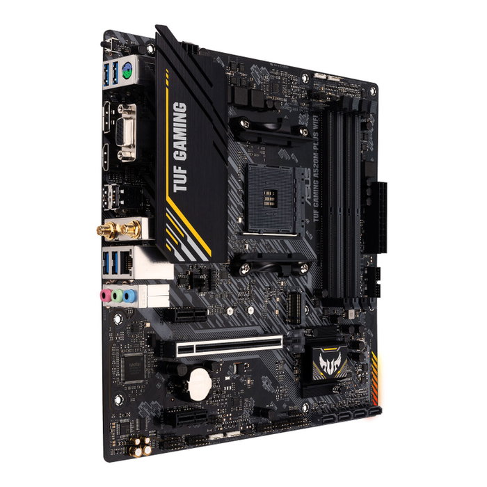 ASUS TUF GAMING A520M-PLUS WIFI AMD A520 Micro ATX AM4 ASUS TUF GAMING A520M-PLUS WIFI AMD A520 Micro ATX AM4