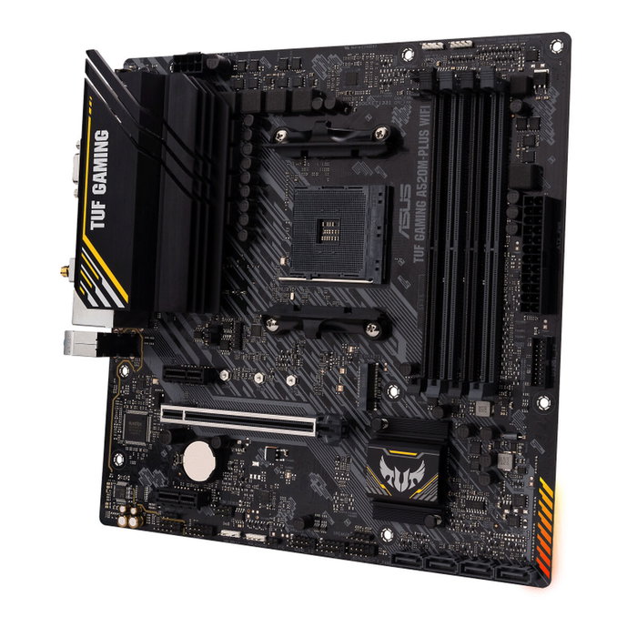 ASUS TUF GAMING A520M-PLUS WIFI AMD A520 Micro ATX AM4 ASUS TUF GAMING A520M-PLUS WIFI AMD A520 Micro ATX AM4