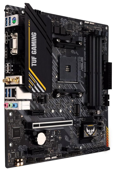 ASUS TUF GAMING A520M-PLUS WIFI AMD A520 Micro ATX AM4 ASUS TUF GAMING A520M-PLUS WIFI AMD A520 Micro ATX AM4