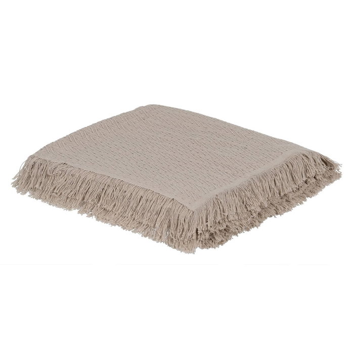 Ixia Plaid Espiga Marrón Claro Algodón 180 x 260 cm Ixia Plaid Espiga Marrón Claro Algodón 180 x 260 cm