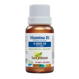 SURA VITASAN Vitamina D3 4000 UI 15 ml
