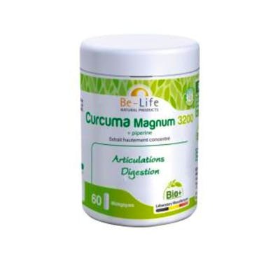 BE-LIFE Curcuma Magnum 3200 60 Cápsulas Bio BE-LIFE Curcuma Magnum 3200 60 Cápsulas Bio