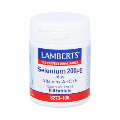 Lamberts Selenio con Vitaminas A, C y E