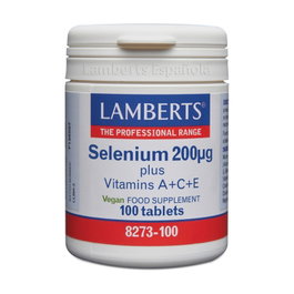 Lamberts Selenio con Vitaminas A, C y E
