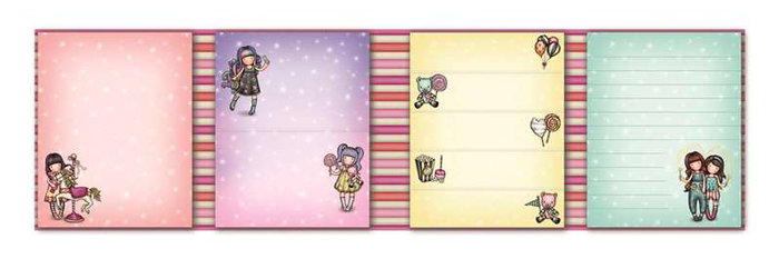 Gorjuss™ Display Cuadernos Notas Adhesivas Fairground "Carousel" 31,5x9,5x8,4cm