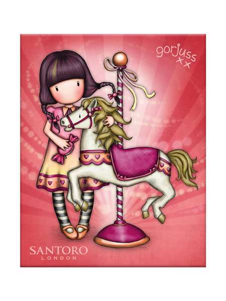 Gorjuss™ Display Cuadernos Notas Adhesivas Fairground "Carousel" 31,5x9,5x8,4cm