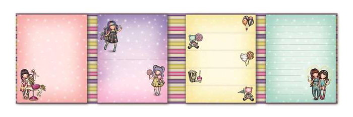 Gorjuss™ Display Cuadernos Notas Adhesivas Fairground "Carousel" 31,5x9,5x8,4cm