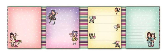 Gorjuss™ Display Cuadernos Notas Adhesivas Fairground "Carousel" 31,5x9,5x8,4cm