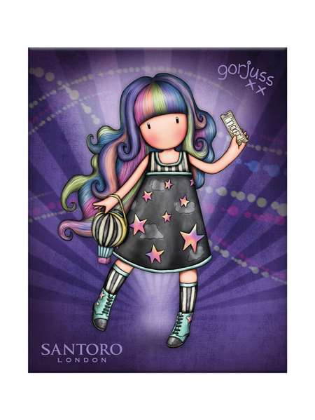 Gorjuss™ Display Cuadernos Notas Adhesivas Fairground "Carousel" 31,5x9,5x8,4cm