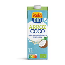 Isola Bio Bebida de Arroz y Coco Bio 1L - Ecológica