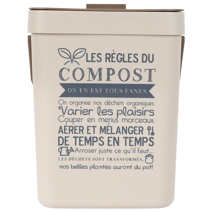 Je cherche une Idee Cubo Compostaje Colgar 5 L para Cocina con Tapa