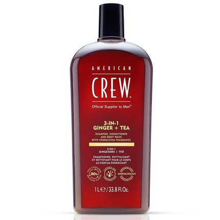 American Crew 3-IN-1 GINGER + TEA Champú 1000 ml