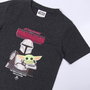 Camiseta de Manga Corta Infantil The Mandalorian Negro 8 Años
