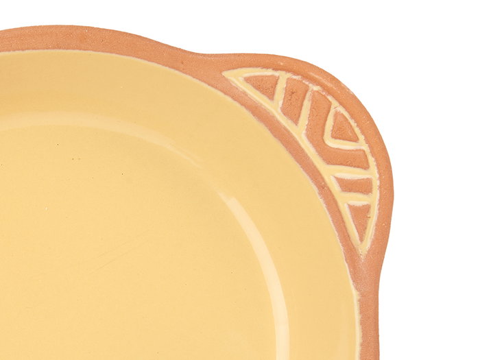 La Dehesa Cazuela Barro Redonda Asas 20 cm Amarillo Horno Microondas Nevera Lavavajillas (Set de 8)