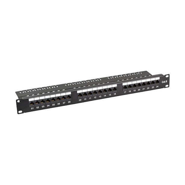 EFB Elektronik 37583SW.1 Patchpanel Cat.6 UTP 24xRJ45 Negro EFB Elektronik 37583SW.1 Patchpanel Cat.6 UTP 24xRJ45 Negro