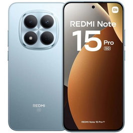 XIAOMI Redmi Note 15 Pro 5G - Smartphone 6,83" AMOLED 120 Hz 8GB RAM 256GB Azul Glaciar - Cámara 200 MP OIS - MediaTek Dimensity 7400-Ultra - Batería 6580 mAh - IP68 - MZB0M05EU