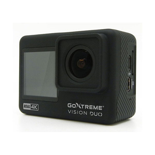 EASYPIX GoXtreme Vision DUO 4K Acción Cámara 12 MP WiFi 120 fps Pantalla Táctil 2" Resistente al Agua 30m con Estuche y Accesorios EASYPIX GoXtreme Vision DUO 4K Acción Cámara 12 MP WiFi 120 fps Pantalla Táctil 2" Resistente al Agua 30m con Estuche y Accesorios