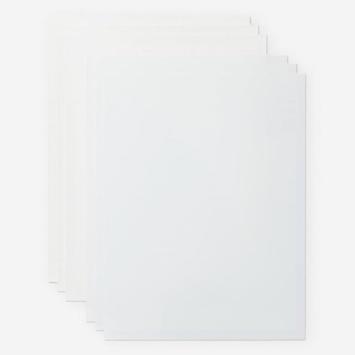 Cricut Kit de Adhesivos Impermeables A4 - 6 Hojas Transparentes