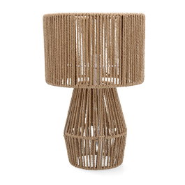 Lámpara Ratán con Cable Nora Vinthera 10,5x32 cm_Tulipa 20 cm (4 Unidades)