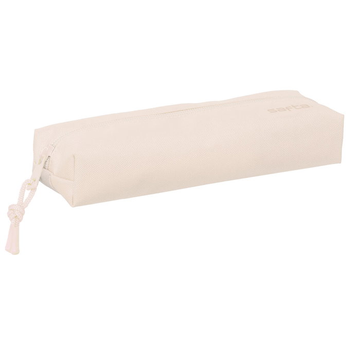 Safta Portatodo Escolar Rectangular con Goma Elástica Rosa Claro