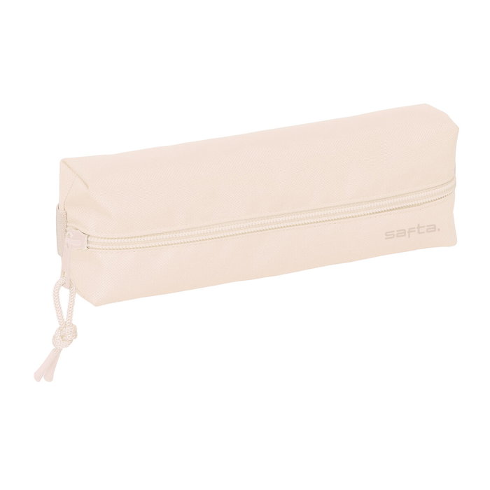 Safta Portatodo Escolar Rectangular con Goma Elástica Rosa Claro