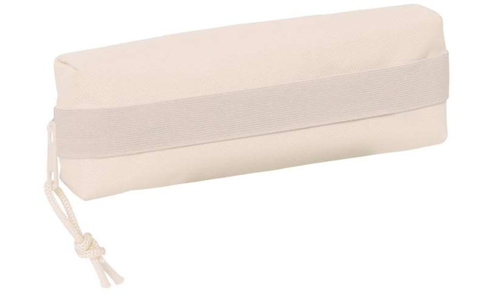 Safta Portatodo Rectangular con Goma Elástica Light Pink 22x4x7 cm