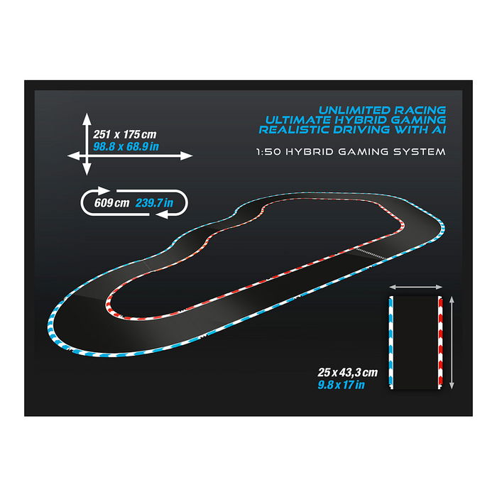 Carrera 50050001 Set de pistas y vehículos de carreras Green Hell, 6,09 m